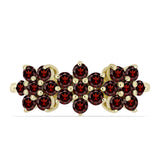 Inel din Argint 925 Placat cu Aur ( 2.79 grame ) cu Granat Barton 1.75 Carate