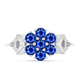 Inel din Argint 925 ( 2.15 grame ) cu Safir Albastru Australian 1.22 Carate