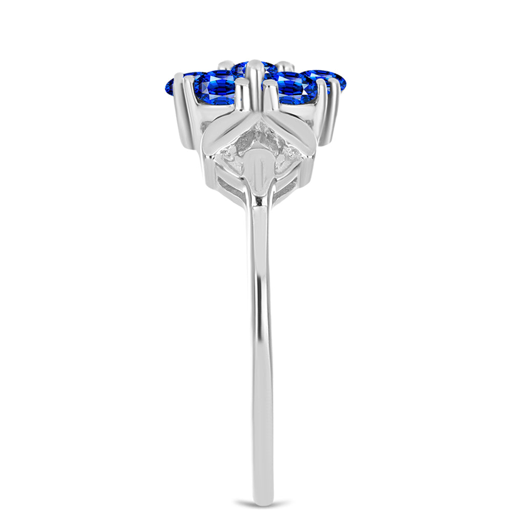 Inel din Argint 925 ( 2.15 grame ) cu Safir Albastru Australian 1.22 Carate