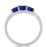 Inel din Argint 925 ( 2.01 grame ) cu Safir Albastru Australian 1.89 Carate