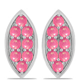 Cercei din Argint 925 ( 4.05 grame ) cu Opal Lega Dembi Roz 1.08 Carate