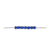 Brățară din Argint 925 ( 3.85 grame ) cu Safir Albastru Australian 2.78 Carate