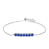 Brățară din Argint 925 ( 3.85 grame ) cu Safir Albastru Australian 2.78 Carate