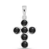 Cruce Pandantiv din Argint 925 ( 1.18 grame ) cu Jasp Picasso 0.76 Carate