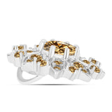 Pandantiv din Argint 925 ( 1.68 grame ) cu Moissanite Șampanie 0.78 Carate