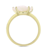 Inel din Argint 925 Placat cu Aur ( 2.53 grame ) cu Sidef 2.59 Carate
