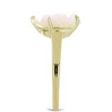 Inel din Argint 925 Placat cu Aur ( 2.53 grame ) cu Sidef 2.59 Carate
