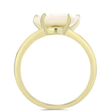 Inel din Argint 925 Placat cu Aur ( 3.1 grame ) cu Sidef 2.59 Carate