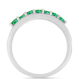 Inel din Argint 925 ( 3.29 grame ) cu Granat Kijani 0.5 Carate