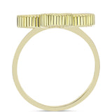 Inel din Argint 925 Placat cu Aur ( 4.94 grame ) cu Sidef 3.78 Carate