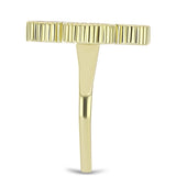 Inel din Argint 925 Placat cu Aur ( 4.94 grame ) cu Sidef 3.78 Carate