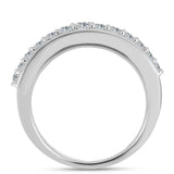 Inel din Argint 925 ( 4.92 grame ) cu Cuarț Paraiba și Topaz Alb 2.54 Carate