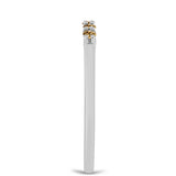 Inel din Argint 925 ( 1.64 grame ) cu Moissanite Șampanie 0.23 Carate
