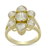 Inel din Argint 925 Placat cu Aur ( 5.12 grame ) cu Sidef 3.46 Carate