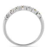 Inel din Argint 925 ( 4.2 grame ) cu Moissanite Șampanie 0.54 Carate