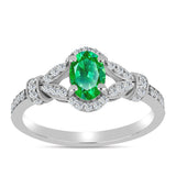Inel din Argint 925 ( 2.91 grame ) cu Granat Kijani și Topaz Alb 0.97 Carate
