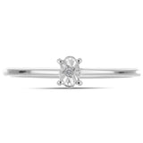 Inel din Argint 925 ( 1.46 grame ) cu Diamant Alb 0.01 Carate