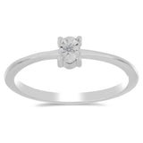 Inel din Argint 925 ( 1.46 grame ) cu Diamant Alb 0.01 Carate