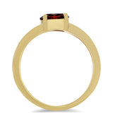 Inel din Argint 925 Placat cu Aur ( 2.25 grame ) cu Granat Barton 0.92 Carate