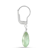 Cercei din Argint 925 ( 0.85 grame ) cu Ametist Verde 7.69 Carate