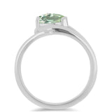 Inel din Argint 925 ( 2.59 grame ) cu Ametist Verde 1.01 Carate