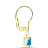 Cercei din Argint 925 Placat cu Aur ( 1.44 grame ) cu Opal Etiopian ”Paradis” 0.59 Carate