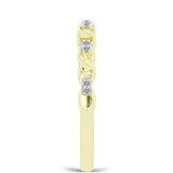 Inel din Argint 925 Placat cu Aur ( 1.75 grame ) cu Diamant Alb 0.04 Carate