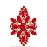 Inel din Argint 925 Placat cu Aur ( 5.2 grame ) cu Agat Roșu 4.97 Carate