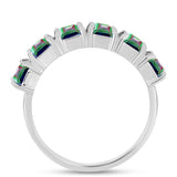 Inel din Argint 925 ( 3.23 grame ) cu Cuarț Mistic Verde Brazilian 2.84 Carate