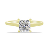 Inel din Argint 925 Placat cu Aur ( 2.03 grame ) cu Diamant Certificat cultivat în laborator 1.58 Carate