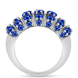 Inel din Argint 925 ( 7.09 grame ) cu Safir Albastru Australian 4.7 Carate