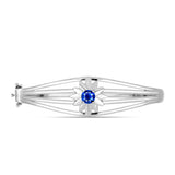 Brățară din Argint 925 ( 17.43 grame ) cu Safir Albastru Australian 1.11 Carate