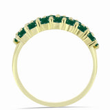 Inel din Argint 925 Placat cu Aur ( 4.35 grame ) cu Agat Verde 2.45 Carate
