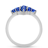 Inel din Argint 925 ( 3.5 grame ) cu Safir Albastru Australian 2.4 Carate