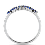 Inel din Argint 925 ( 2 grame ) cu Safir Albastru Australian 0.5 Carate