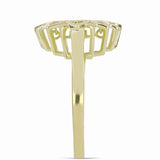 Inel din Argint 925 Placat cu Aur ( 4.05 grame ) cu Diamant Alb 0.01 Carate