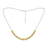 Colier din Argint 925 ( 5.93 grame ) cu Citrin Rio Golden 2.99 Carate