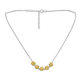 Colier din Argint 925 ( 4.16 grame ) cu Citrin Rio Golden 1.09 Carate