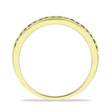 Inel din Argint 925 Placat cu Aur ( 2.63 grame ) cu Safir verde 0.75 Carate