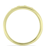 Inel din Argint 925 Placat cu Aur ( 2.55 grame ) cu Diamant Alb 0.02 Carate