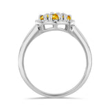 Inel din Argint 925 ( 2.69 grame ) cu Citrin Rio Golden 0.71 Carate