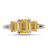 Inel din Argint 925 ( 2.53 grame ) cu Citrin Rio Golden 1.5 Carate
