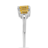 Inel din Argint 925 ( 2.53 grame ) cu Citrin Rio Golden 1.5 Carate