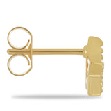 Cercei din Argint 925 Placat cu Aur ( 1.6 grame )