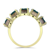 Inel din Argint 925 Placat cu Aur ( 2.23 grame ) cu Drusy Verde 4.7 Carate