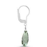 Cercei din Argint 925 ( 0.94 grame ) cu Ametist Verde 9.58 Carate