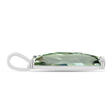 Pandantiv din Argint 925 ( 1.07 grame ) cu Ametist Verde 5.69 Carate