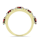 Inel din Argint 925 Placat cu Aur ( 5.22 grame ) cu Opal Etiopian Negru Lega Dembi și Topaz Alb 0.82 Carate