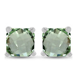 Cercei din Argint 925 ( 1.09 grame ) cu Ametist Verde 1.22 Carate