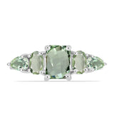 Inel din Argint 925 ( 2.31 grame ) cu Ametist Verde 1.79 Carate